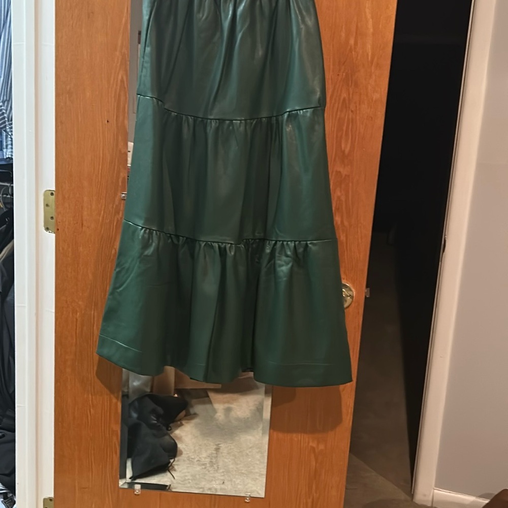 Elegant Green Skirt